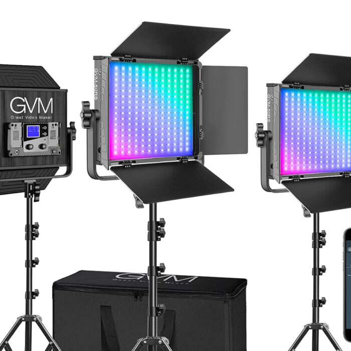 Kit 3 luces Led GVM 50RS RGB