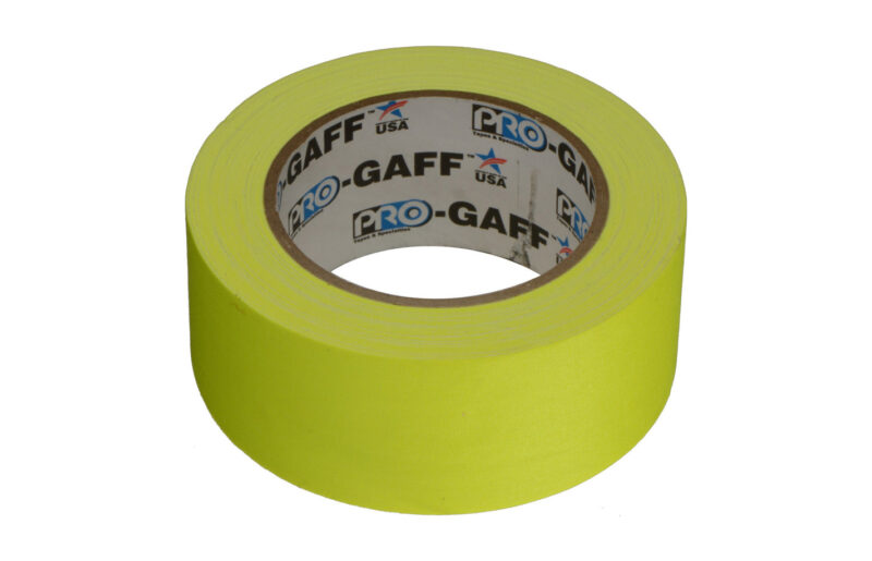 Cinta gaffer ProGaff Amarilla 2 pulgadas 25 yardas
