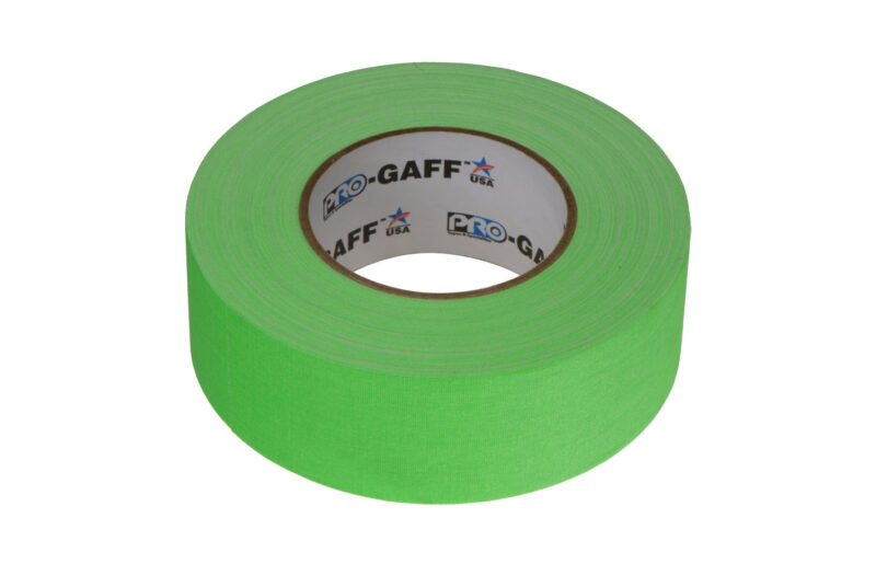 Cinta gaffer ProGaff Verde Croma 2 pulgadas 25 yardas