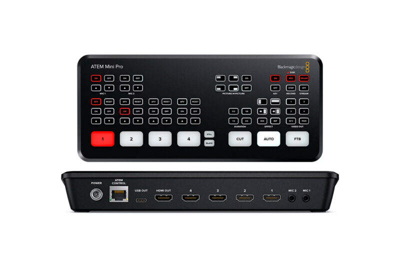 Blackmagic ATEM Mini Pro HDMI alquiler
