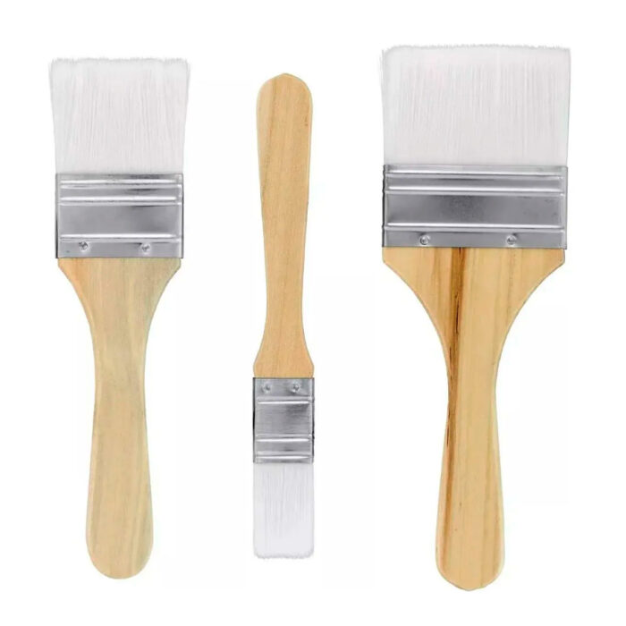 Kit de 3 Brochas de Cerdas Sintéticas