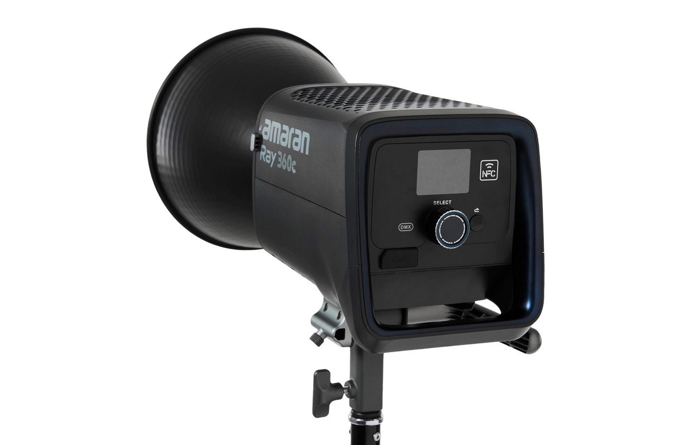 Panel LED Amaran Ray 360C RGB para iluminación de cine y video