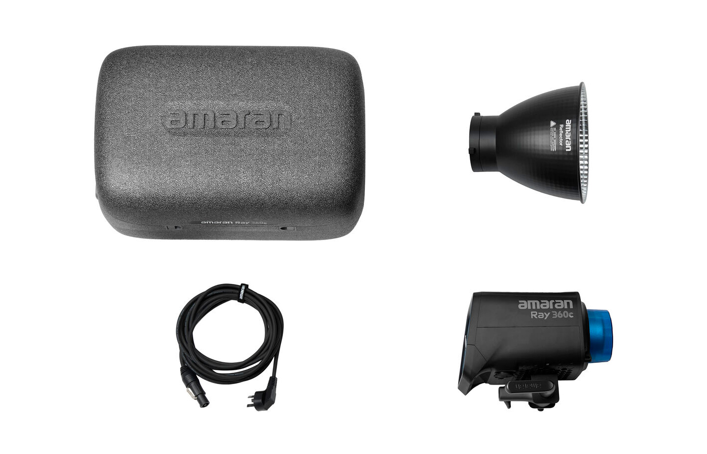 Panel LED Amaran Ray 360C RGB para iluminación de cine y video