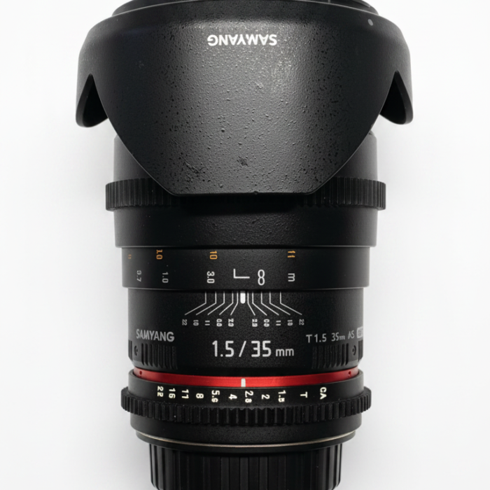Samyang 35mm T1.5 Cine DS (Montura Canon EF) usado