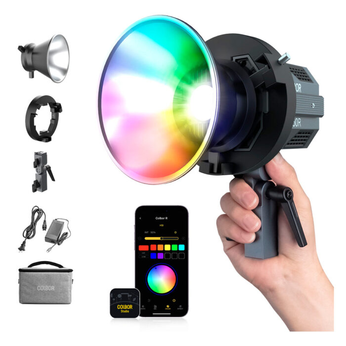 LUZ COLBOR CL60R RGB COB LED alquiler