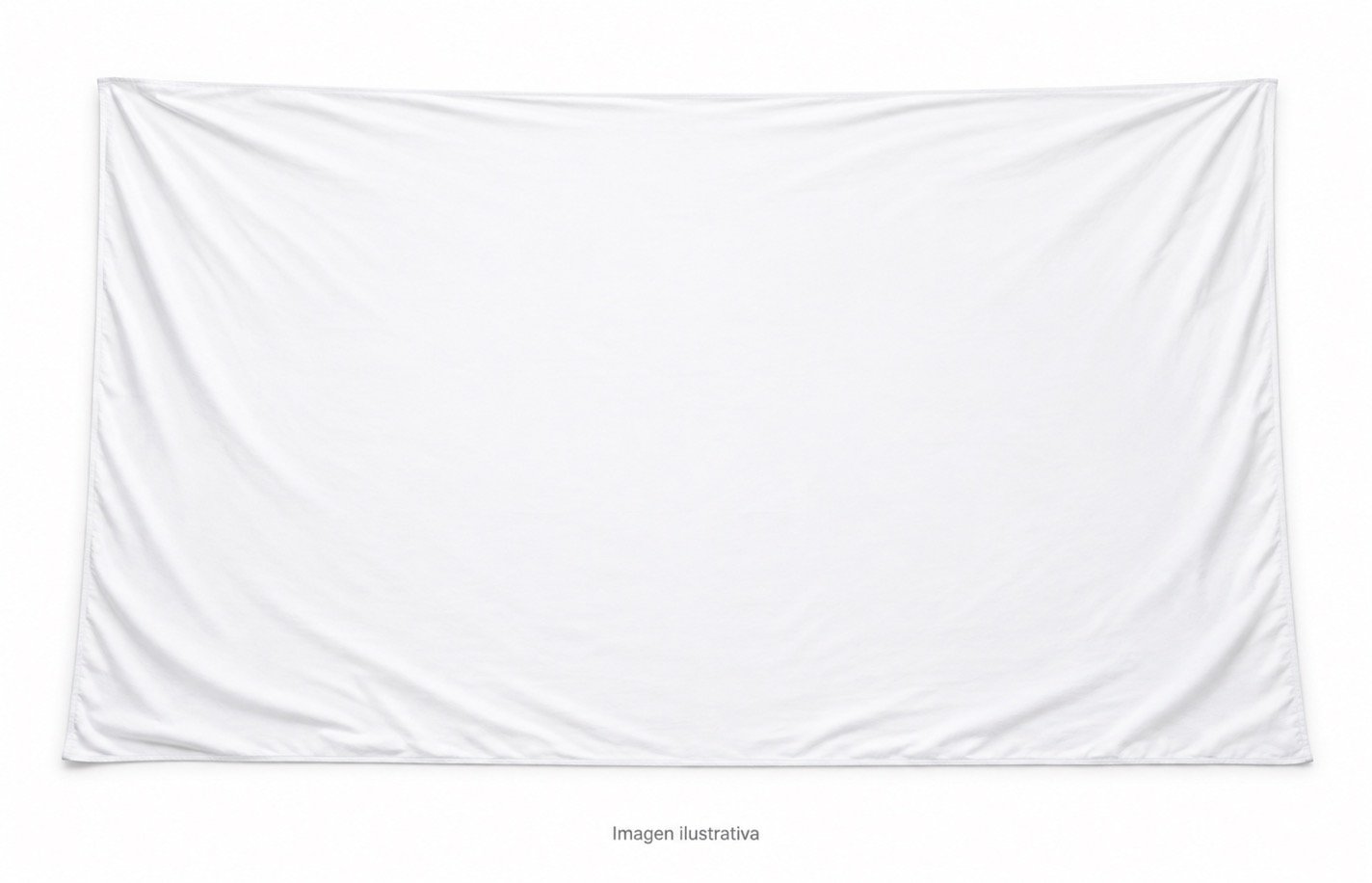 Imagen ilustrativa de fondo de tela blanca de 4 x 3 m en alquiler en Cinemarket